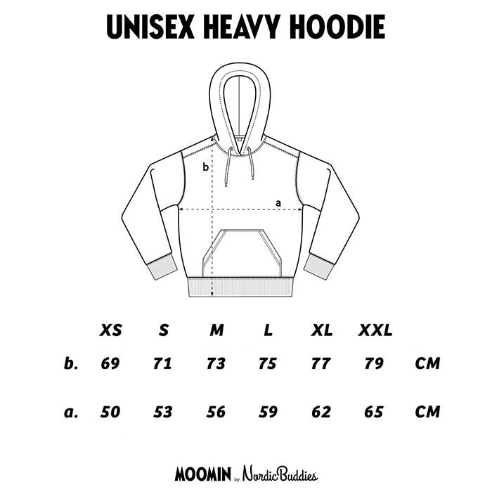 Muumi huppari Moomin 80 vaalea