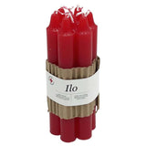 Ilo -kynttiläkimpussa on 7 kirkkaanpunaista kruunukynttilää.