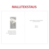 Tekstattu osanottoadressi Kallat