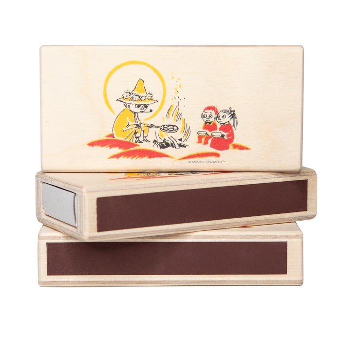 Muumi-tulitikut Nuotiolla