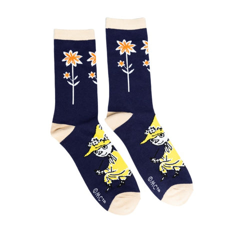 Muumisukat Nuuskamuikkunen, tummansininen