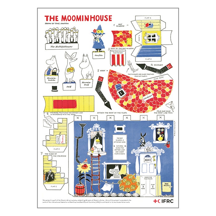 Muumitalon askartelupakkaus Moomin 80