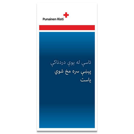 Ladattava henkisen tuen esite, pashto