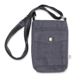 Olkalaukku sarkakankaasta