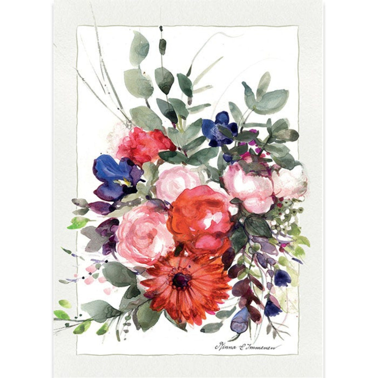 Onnitteluadressi Kukkakimppu