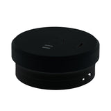 Musta optinen palovaroitin on tyylikäs kodin turvaväline