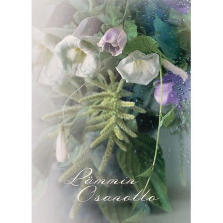 Adressin kannessa lukee Lämmin osanotto