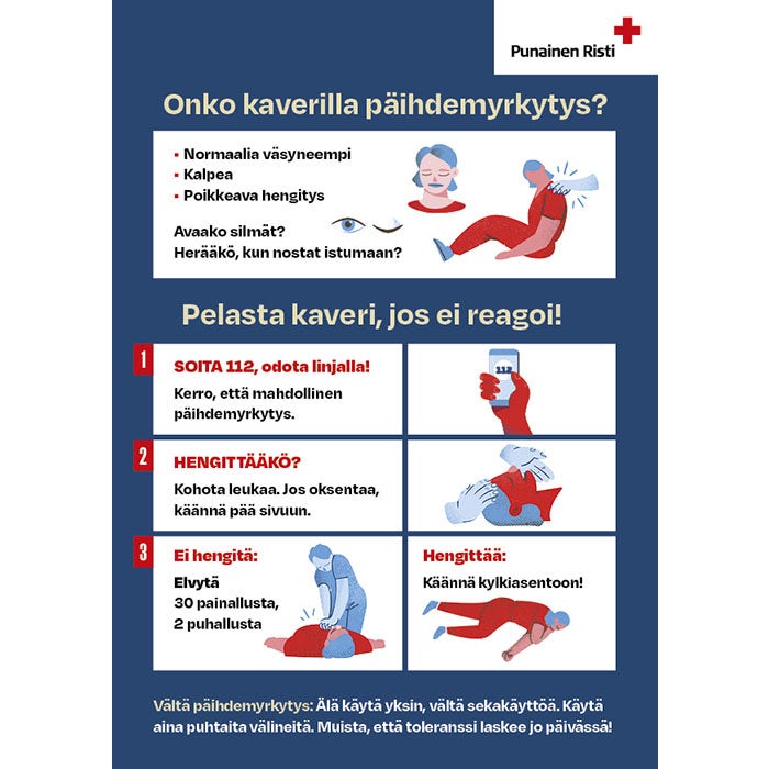 Esite Päihdetyön ensiapuohjeet A6