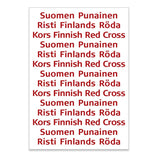 Kansio Suomen Punainen Risti, leveys 3,5 cm