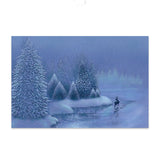 Kortin kuvassa talvinen ranta