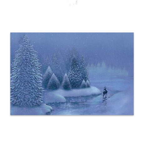 Kortin kuvassa talvinen ranta