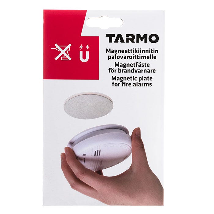 Magneetilla kiinnität palovaroittimen helposti kattoon