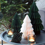 Paperikuusi 30 cm valkoinen