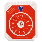 Punaisen Ristin parkkikiekossa on mukana ohjeet kuinka toimia hätätilanteessa.