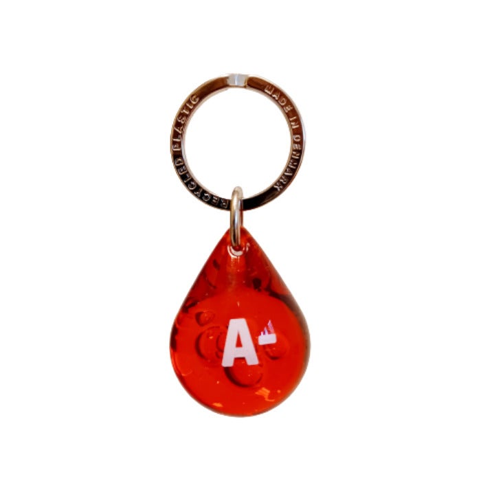 Avaimenperä Pisara veriryhmällä (norm.hinta 6 €)