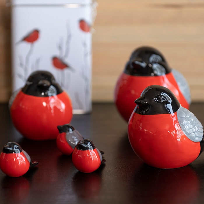 Koriste Punatulkku 4 kpl pakkaus