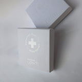 Huoma hängande örhängen, röda med guldförgyllda delar