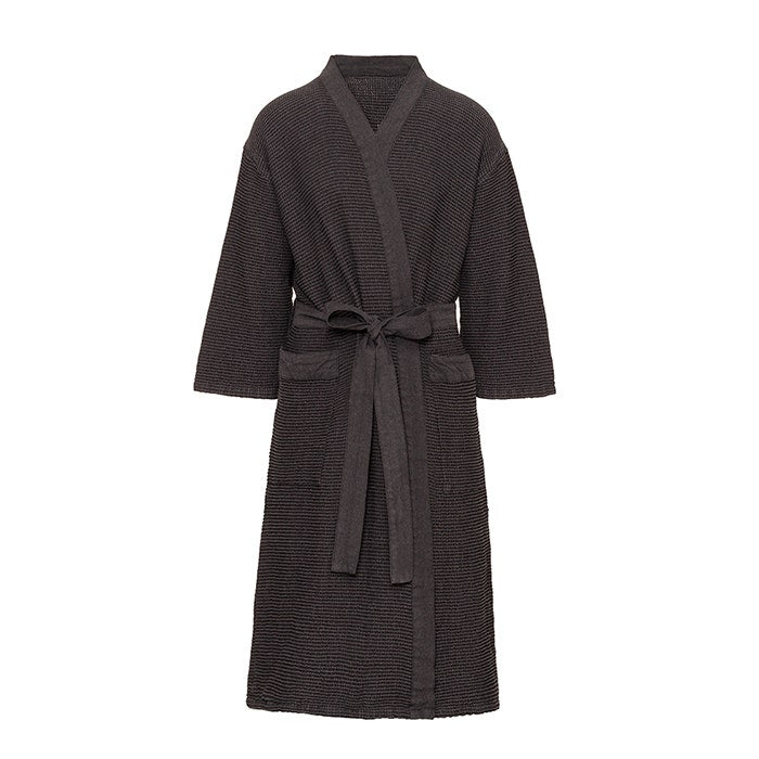 Kylpytakki Rento, tummanharmaa