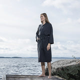 Kylpytakki Rento, tummanharmaa