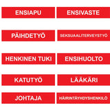 Rintamerkit toimintaryhmille