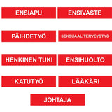 Rintamerkit toimintaryhmille