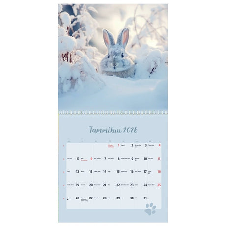 Vuosikalenteri 2026, Söpöt lemmikit