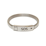 SOS venyvä ranneke, pituus 16,5 cm