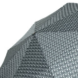 Heijastava sateenvarjo Suoja, musta Avun askel -kuosi