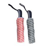 Heijastava sateenvarjo Suoja, punainen Avun askel -kuosi