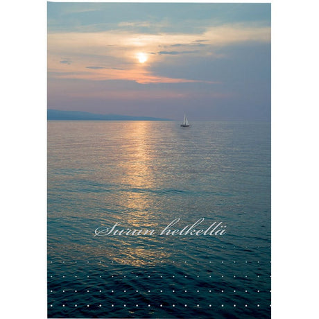 Tekstattu osanottoadressi Matkalla