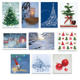 Taitejoulukorttipakkaus kuorineen,  tekstitön