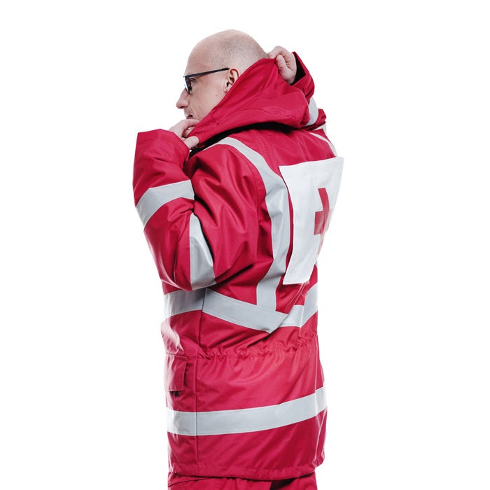 Talvitakki ensiapupäivystäjälle