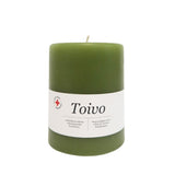 Vihreä pöytäkynttilä 10 cm