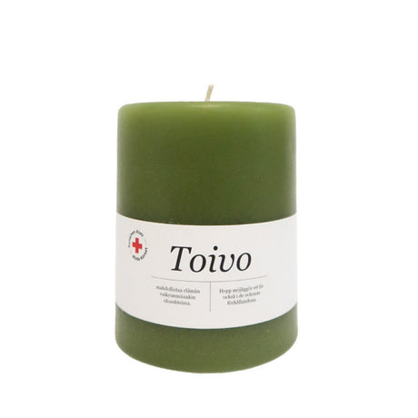 Vihreä pöytäkynttilä 10 cm