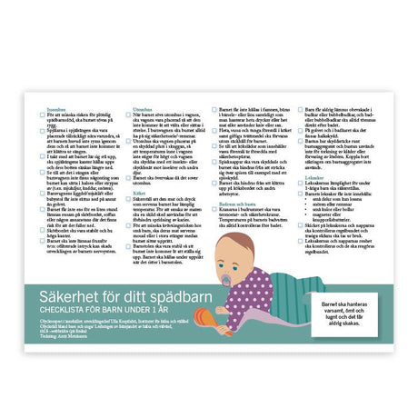 Tarkistuslista alle 1-vuotiaat