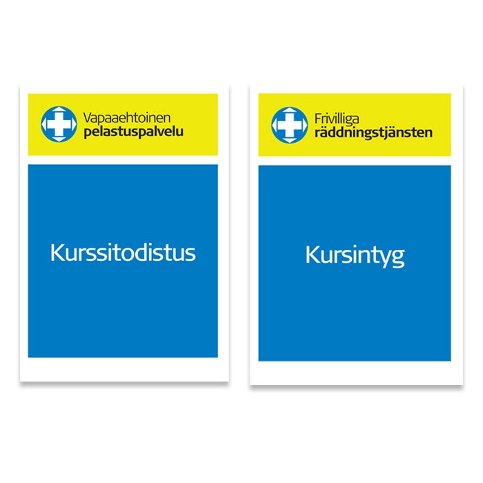 Vapepa-kurssitodistus