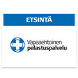 Vapepa-selkämerkki ETSINTÄ