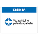 Vapepa-selkämerkki ETSINTÄ