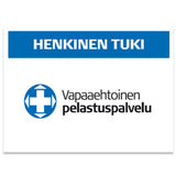 Vapepa-selkämerkki HENKINEN TUKI