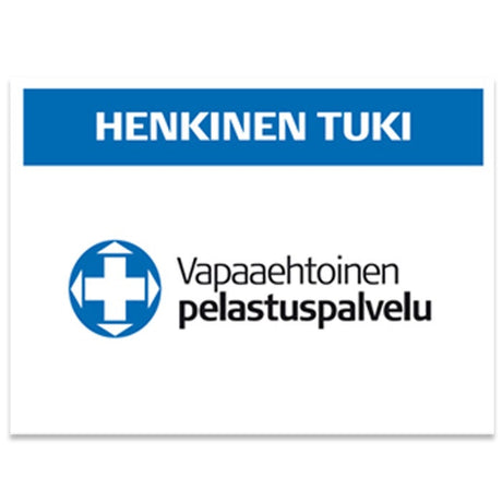 Vapepa-selkämerkki HENKINEN TUKI