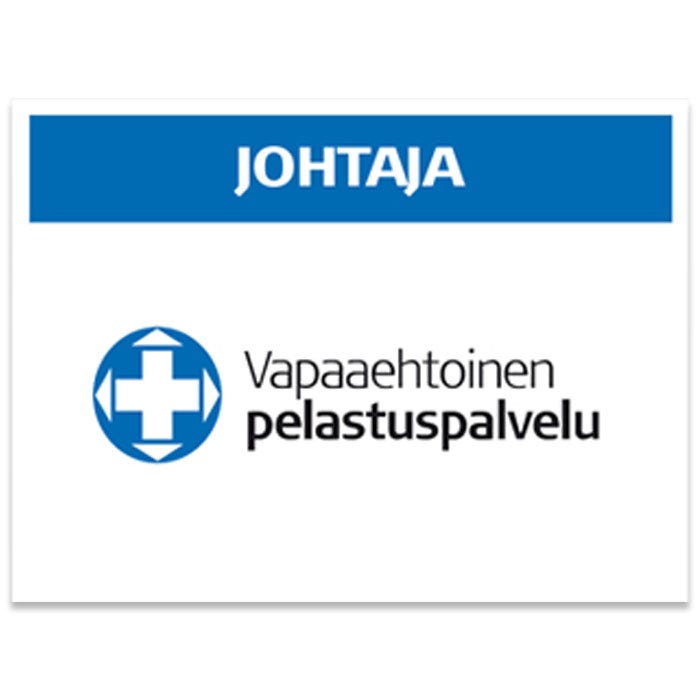 Vapepa-selkämerkki JOHTAJA
