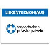 Vapepa-selkämerkki LIIKENTEENOHJAUS