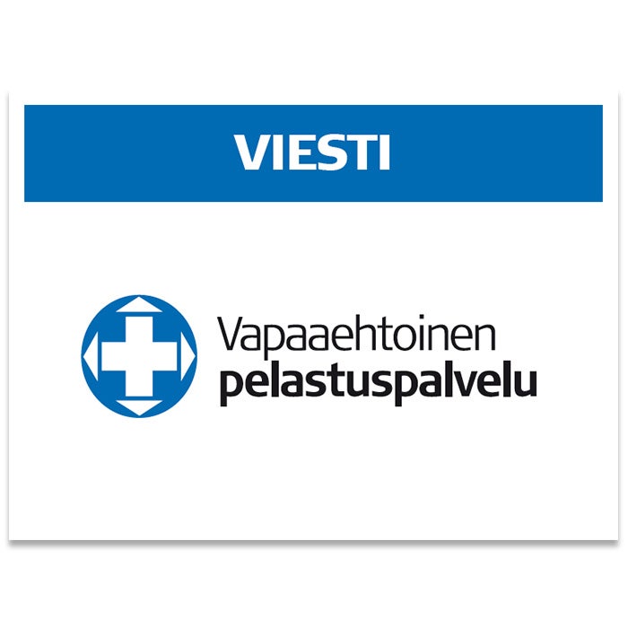 Vapepa-selkämerkki VIESTI