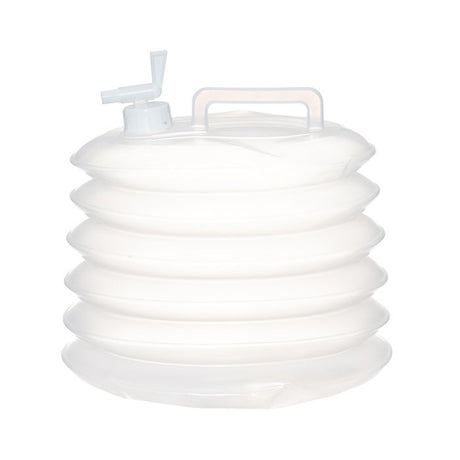 Taittuva vesikanisteri, jossa hana ja kantokahva