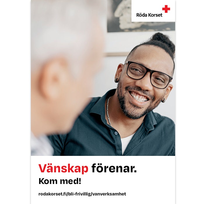 Ystävätoiminnan juliste